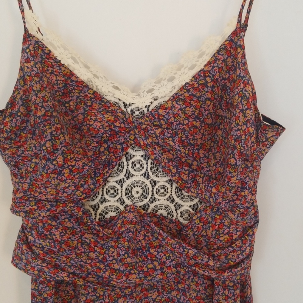 Charlotte Ronson flower slip dress